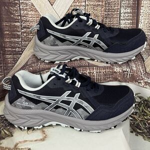 ASICS Gel Venture 10 Blue Trail Running Shoes Women’s Size 6.5 amplifoam outdoor